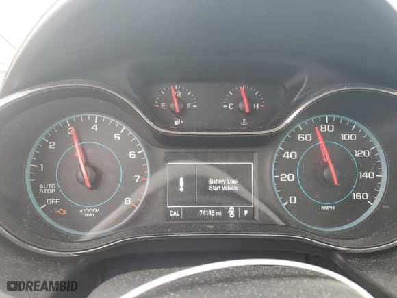 2018 Chevrolet Cruze LT with VIN 1G1BE5SM4J7126208, listed as a Copart auction lot 54091025 with 74,145 mi miles and Clean Title. Bid and sale history available at carsss.com. Image 9.