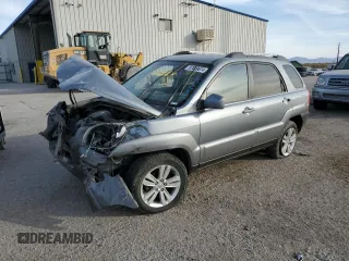 2005 Kia Sportage LX with VIN KNDJF723557124458, listed as a Copart auction lot 87089674 with Not Provided miles and Salvage Title. Bid and sale history available at carsss.com. Image 1.