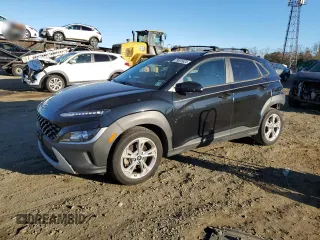 2022 Hyundai Kona SEL with VIN KM8K3CAB9NU908072, listed as a Copart auction lot 79875824 with 41,977 mi miles and Salvage Title. Bid and sale history available at carsss.com. Image 1.