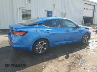 2020 Nissan Sentra SV with VIN 3N1AB8CV3LY290803, listed as a Copart auction lot 51131655 with 39,764 mi miles and Salvage Title. Bid and sale history available at DreamBid. Image 3.