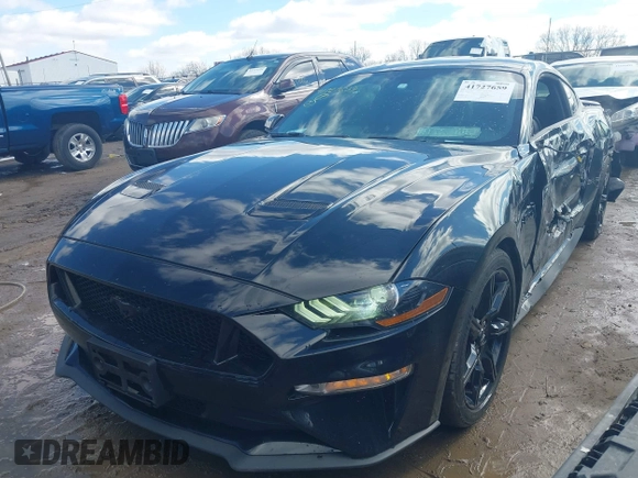 2020 Ford Mustang GT with VIN 1FA6P8CF5L5154043, listed as a IAAI auction lot 41727659 with 100,519 mi miles and . Bid and sale history available at DreamBid. Image 2.