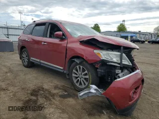 2013 Nissan Pathfinder SL with VIN 5N1AR2MM2DC679322, listed as a Copart auction lot 54982035 with Not provided miles and Salvage title. Bid and sale history available at DreamBid. Image 4.