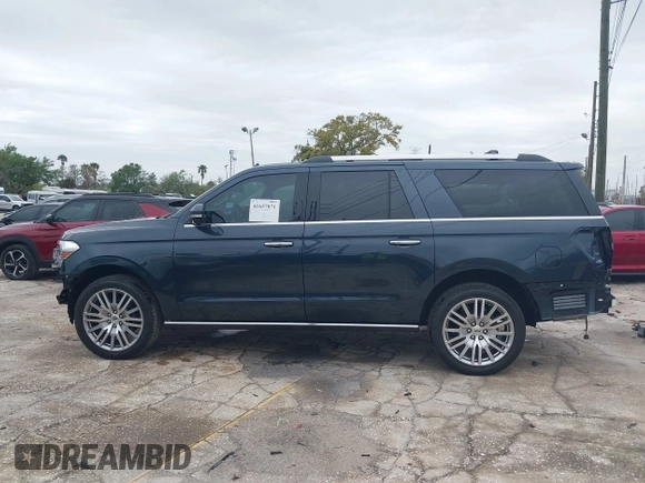 2024 Ford Expedition Max Limited with VIN 1FMJK1K81REA64485, listed as a IAAI auction lot 41657071 with 8,722 mi miles and . Bid and sale history available at DreamBid. Image 15.
