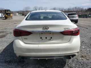 2018 Infiniti Q50 3.0t LUXE with VIN JN1EV7AR9JM433505, listed as a Copart auction lot 51435535 with 108,232 mi miles and Salvage Title. Bid and sale history available at carsss.com. Image 6.