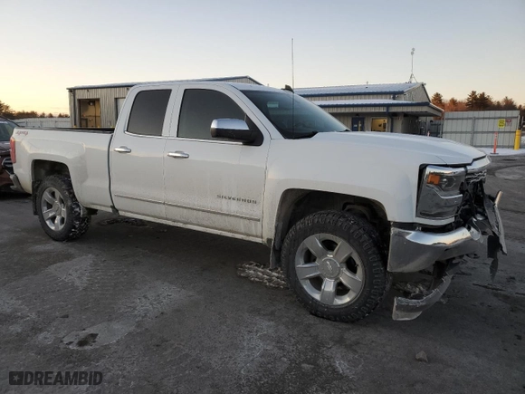 2018 Chevrolet Silverado 1500 LTZ with VIN 1GCVKSEC9JZ206400, listed as a Copart auction lot 43257775 with 106,986 mi miles and Salvage Title. Bid and sale history available at carsss.com. Image 4.