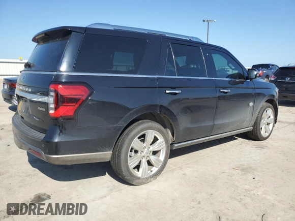 2023 Ford Expedition King Ranch with VIN 1FMJU1P86PEA13967, listed as a Copart auction lot 61160165 with 17,283 mi miles and Salvage title. Bid and sale history available at DreamBid. Image 3.
