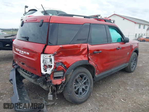 2024 Ford Bronco Sport Big Bend z VIN 3FMCR9B66RRE05409, wystawiony jako IAAI lot #41960846 z przebiegiem 20 159 mil mil oraz . Historia ofert i sprzedaży dostępna na DreamBid. Obrazek 4.