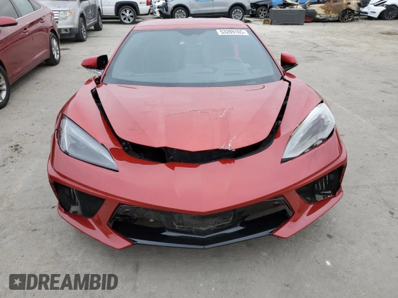 2022 Chevrolet Corvette 3LT with VIN 1G1YC3D47N5114329, listed as a Copart auction lot 53289165 with 0 mi miles and Salvage Title. Bid and sale history available at carsss.com. Image 5.