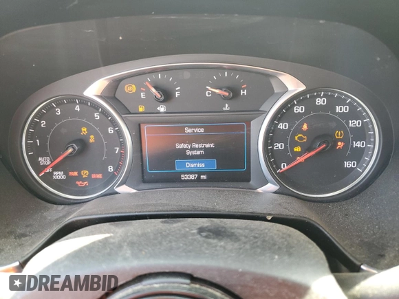 2021 Chevrolet Blazer LT z VIN 3GNKBCRS1MS564223, wystawiony jako Copart lot #53252065 z przebiegiem 53 387 mil mil oraz Nie do naprawy • Non repairable. Historia ofert i sprzedaży dostępna na DreamBid. Obrazek 9.