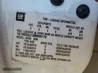 2003 Chevrolet Malibu LS with VIN 1G1NE52J13M608173, listed as a Copart auction lot 87966745 with 196,669 mi miles and Salvage Title. Bid and sale history available at carsss.com. Image 14.