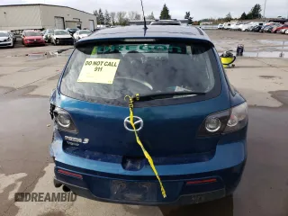 2008 Mazda 3 S Touring with VIN JM1BK343X81810444, listed as a Copart auction lot 50779035 with 129,463 mi miles and Salvage Title. Bid and sale history available at DreamBid. Image 6.