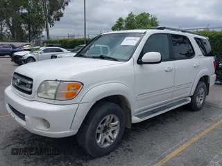 2003 Toyota Sequoia Limited with VIN 5TDBT48A83S179698, listed as a IAAI auction lot 42193701 with 361,792 mi miles and . Bid and sale history available at DreamBid. Image 2.