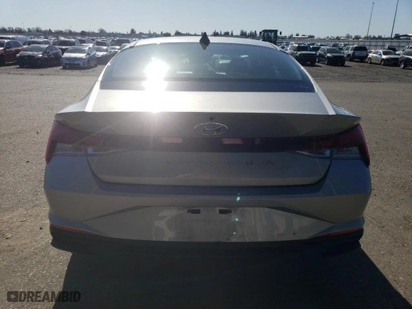 2023 Hyundai Elantra SEL with VIN 5NPLM4AG8PH105239, listed as a Copart auction lot 44205495 with 31,631 mi miles and Salvage Title. Bid and sale history available at carsss.com. Image 6.