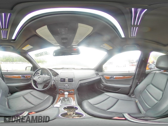2011 Mercedes-Benz C 300 Sport with VIN WDDGF8BB5BR174600, listed as a Copart auction lot 56768265 with 142,253 mi miles and Salvage title. Bid and sale history available at DreamBid. Image 14.