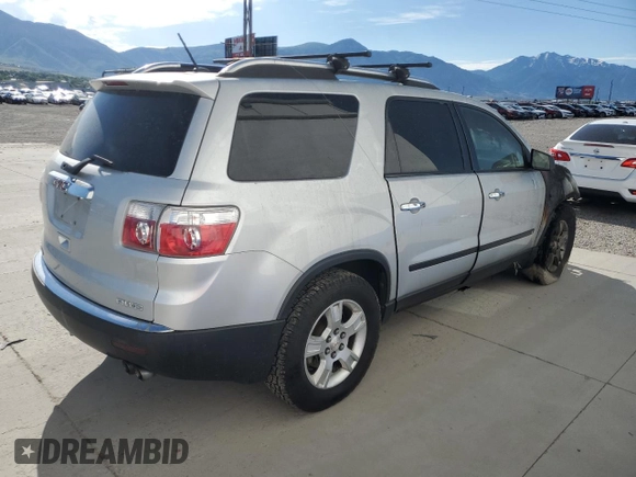 2009 GMC Acadia SLE1 with VIN 1GKEV13DX9J152858, listed as a Copart auction lot 57782464 with Not Provided miles and Salvage Title. Bid and sale history available at carsss.com. Image 3.