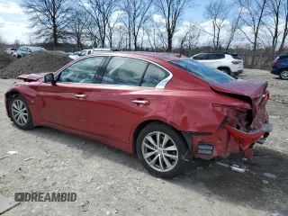 2014 Infiniti Q50 Premium with VIN JN1BV7AR4EM685459, listed as a Copart auction lot 50620545 with 85,351 mi miles and Salvage Title. Bid and sale history available at carsss.com. Image 2.