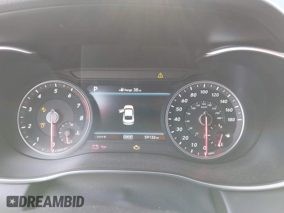 2019 Genesis G70 Advanced with VIN KMTG74LE4KU032620, listed as a IAAI auction lot 42211639 with 59,132 mi miles and . Bid and sale history available at DreamBid. Image 7.