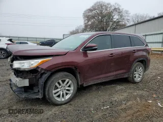 2014 Toyota Highlander LE z VIN 5TDZARFH7ES007408, wystawiony jako Copart lot #84010244 z przebiegiem 213 833 mil mil oraz Szkoda całkowita • Salvage title. Historia ofert i sprzedaży dostępna na DreamBid. Obrazek 1.