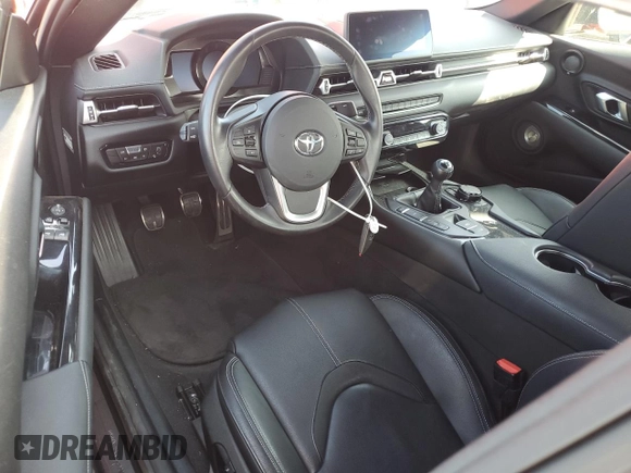 2024 Toyota Supra 3.0 with VIN WZ1DB0G09RW062378, listed as a Copart auction lot 63225635 with Not provided miles and Salvage title. Bid and sale history available at DreamBid. Image 8.