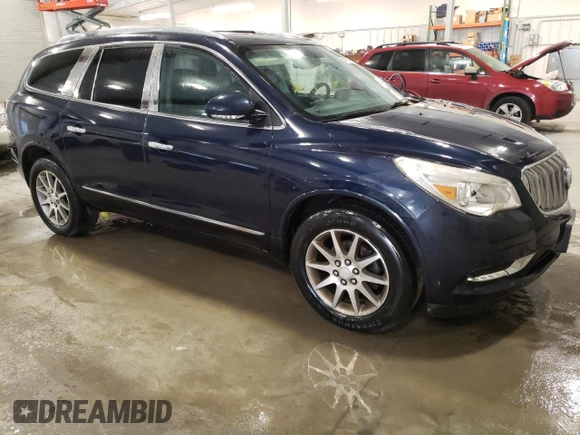 2015 Buick Enclave Leather with VIN 5GAKVBKD3FJ131885, listed as a Copart auction lot 48757765 with 206,292 mi miles and Salvage Title. Bid and sale history available at carsss.com. Image 4.
