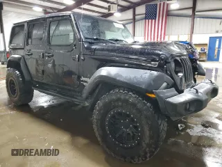2020 Jeep Wrangler Unlimited Sport S z VIN 1C4HJXDN4LW347458, wystawiony jako Copart lot #52191705 z przebiegiem 37 353 mil mil oraz Szkoda całkowita • Salvage title. Historia ofert i sprzedaży dostępna na DreamBid. Obrazek 4.