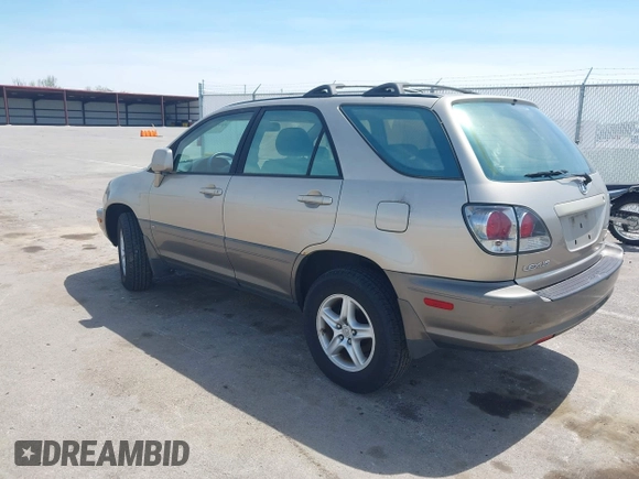2001 Lexus RX 300 with VIN JTJHF10U410167728, listed as a IAAI auction lot 42094435 with 255,704 mi miles. Bid and sale history available at carsss.com. Image 3.