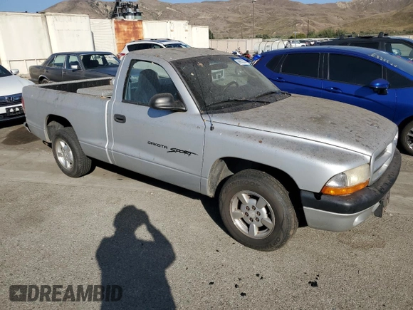 2001 Dodge Dakota with VIN 1B7FL26X71S150095, listed as a Copart auction lot 69853224 with 99,736 mi miles and Clean Title. Bid and sale history available at carsss.com. Image 4.