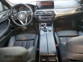 2021 BMW 5 Series 530i xDrive with VIN WBA13BJ08MWX25707, listed as a Copart auction lot 43371195 with 75,126 mi miles and Salvage Title. Bid and sale history available at carsss.com. Image 8.