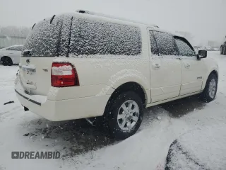 2008 Ford Expedition EL Limited with VIN 1FMFK20598LA66421, listed as a Copart auction lot 87637235 with 235,237 mi miles and Salvage Title. Bid and sale history available at carsss.com. Image 3.