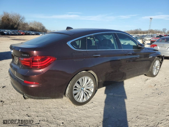 2015 BMW 5 Series Gran Turismo 535i xDrive with VIN WBA5M4C51FD186364, listed as a Copart auction lot 41127324 with NaN miles. Bid and sale history available at carsss.com. Image 3.