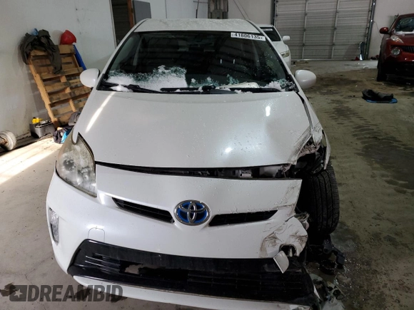 2013 Toyota Prius One with VIN JTDKN3DU9D5625319, listed as a Copart auction lot 41806135 with 85,607 mi miles and Salvage Title. Bid and sale history available at carsss.com. Image 5.