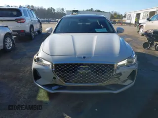 2021 Genesis G70 2.0T with VIN KMTG34LA6MU075190, listed as a IAAI auction lot 41474675 with 72,743 mi miles and . Bid and sale history available at DreamBid. Image 12.