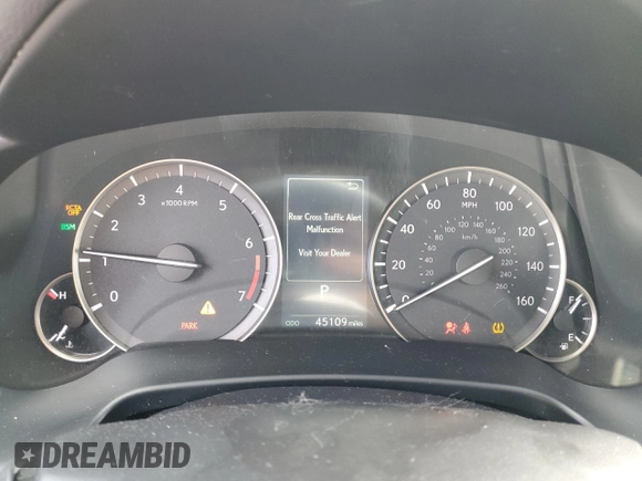 2021 Lexus RX with VIN 2T2AZMDA3MC289029, listed as a Copart auction lot 47461545 with 45,109 mi miles and Salvage Title. Bid and sale history available at carsss.com. Image 9.