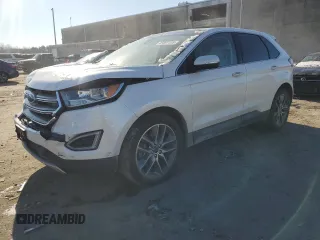 2018 Ford Edge Titanium with VIN 2FMPK4K85JBB36512, listed as a Copart auction lot 45997105 with 126,720 mi miles and Salvage Title. Bid and sale history available at carsss.com. Image 1.