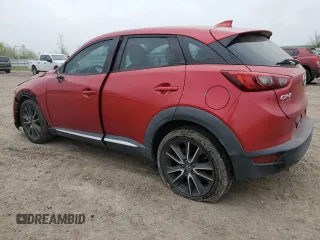2016 Mazda CX-3 Grand Touring with VIN JM1DKBD76G0111838, listed as a Copart auction lot 48831385 with 115,579 mi miles and Salvage Title. Bid and sale history available at carsss.com. Image 2.