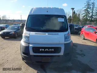 2019 Ram ProMaster Cargo Van with VIN 3C6TRVBG5KE562407, listed as a IAAI auction lot 41501197 with 65,290 mi miles. Bid and sale history available at carsss.com. Image 12.