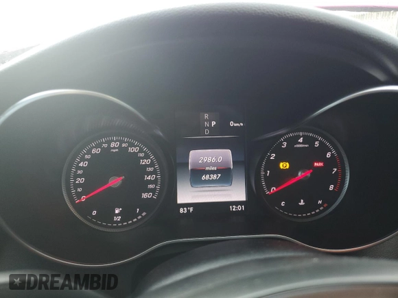 2018 Mercedes-Benz C 300 with VIN WDDWF4JB8JR311193, listed as a Copart auction lot 63587255 with 68,387 mi miles and Clean title. Bid and sale history available at DreamBid. Image 9.