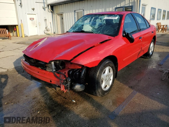 2005 Chevrolet Cavalier with VIN 1G1JC52F057180291, listed as a Copart auction lot 72525554 with 0 mi miles and Salvage Title. Bid and sale history available at carsss.com. Image 1.