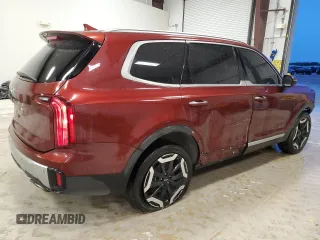 2023 Kia Telluride S with VIN 5XYP64GC5PG345386, listed as a Copart auction lot 49250505 with 65,100 mi miles and Salvage Title. Bid and sale history available at DreamBid. Image 3.