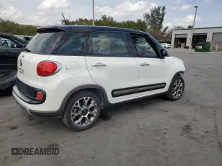 2014 FIAT 500L Trekking with VIN ZFBCFADH2EZ019009, listed as a Copart auction lot 50581325 with 61,745 mi miles and Salvage Title. Bid and sale history available at DreamBid. Image 3.