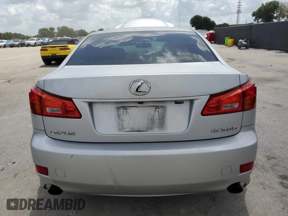 2006 Lexus IS 350 with VIN JTHBE262165010187, listed as a Copart auction lot 60073125 with 174,635 mi miles and Salvage title. Bid and sale history available at DreamBid. Image 6.