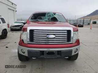 2010 Ford F-150 XL with VIN 1FTFW1EV9AFB54028, listed as a Copart auction lot 44244155 with 158,050 mi miles and Salvage Title. Bid and sale history available at carsss.com. Image 5.