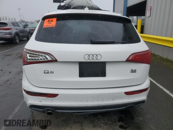 2011 Audi Q5 Premium Plus with VIN WA1DKAFP7BA033431, listed as a Copart auction lot 46000055 with Not provided miles and Salvage title. Bid and sale history available at DreamBid. Image 6.