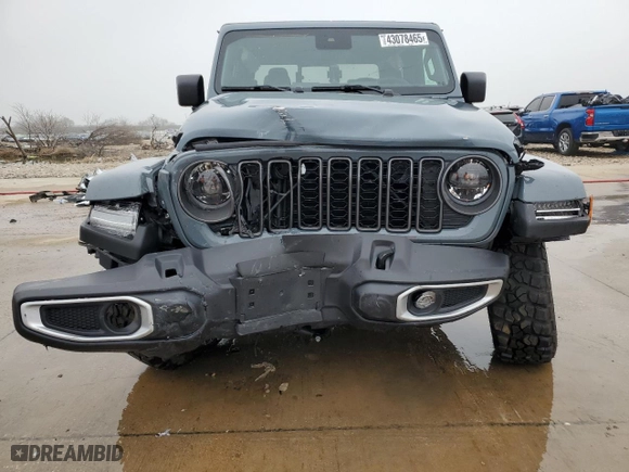 2024 Jeep Gladiator Willys with VIN 1C6HJTAG4RL133988, listed as a Copart auction lot 43078465 with 3,452 mi miles and Salvage Title. Bid and sale history available at carsss.com. Image 5.