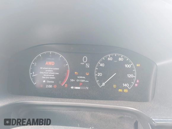 2025 Honda CR-V EX-L with VIN 2HKRS4H78SH403496, listed as a IAAI auction lot 41802900 with 11,589 mi miles and . Bid and sale history available at DreamBid. Image 7.