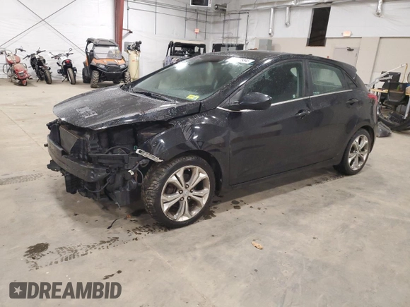 2013 Hyundai Elantra GT with VIN KMHD35LE2DU047179, listed as a Copart auction lot 75450994 with 68,794 mi miles and Salvage Title. Bid and sale history available at carsss.com. Image 1.
