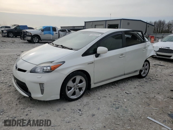 2015 Toyota Prius Four with VIN JTDKN3DU5F0448669, listed as a Copart auction lot 53602225 with Not Provided miles and Clean Title. Bid and sale history available at carsss.com. Image 1.