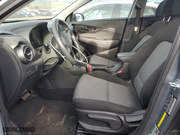 2018 Hyundai Kona SEL with VIN KM8K2CAA7JU121321, listed as a Copart auction lot 45602095 with 54,856 mi miles and Salvage Title. Bid and sale history available at carsss.com. Image 7.