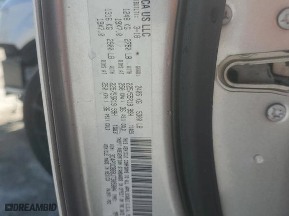 2018 Dodge Journey SXT with VIN 3C4PDCBB8JT305804, listed as a Copart auction lot 51958465 with 147,892 mi miles and Salvage Title. Bid and sale history available at carsss.com. Image 14.