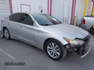 2015 Infiniti Q50 Sport with VIN JN1BV7AP5FM351330, listed as a IAAI auction lot 42436839 with 137,826 mi miles and . Bid and sale history available at DreamBid. Image 1.
